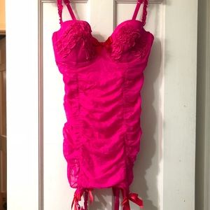 VICTORIA's SECRET Sexy Little Things Pink Teddy